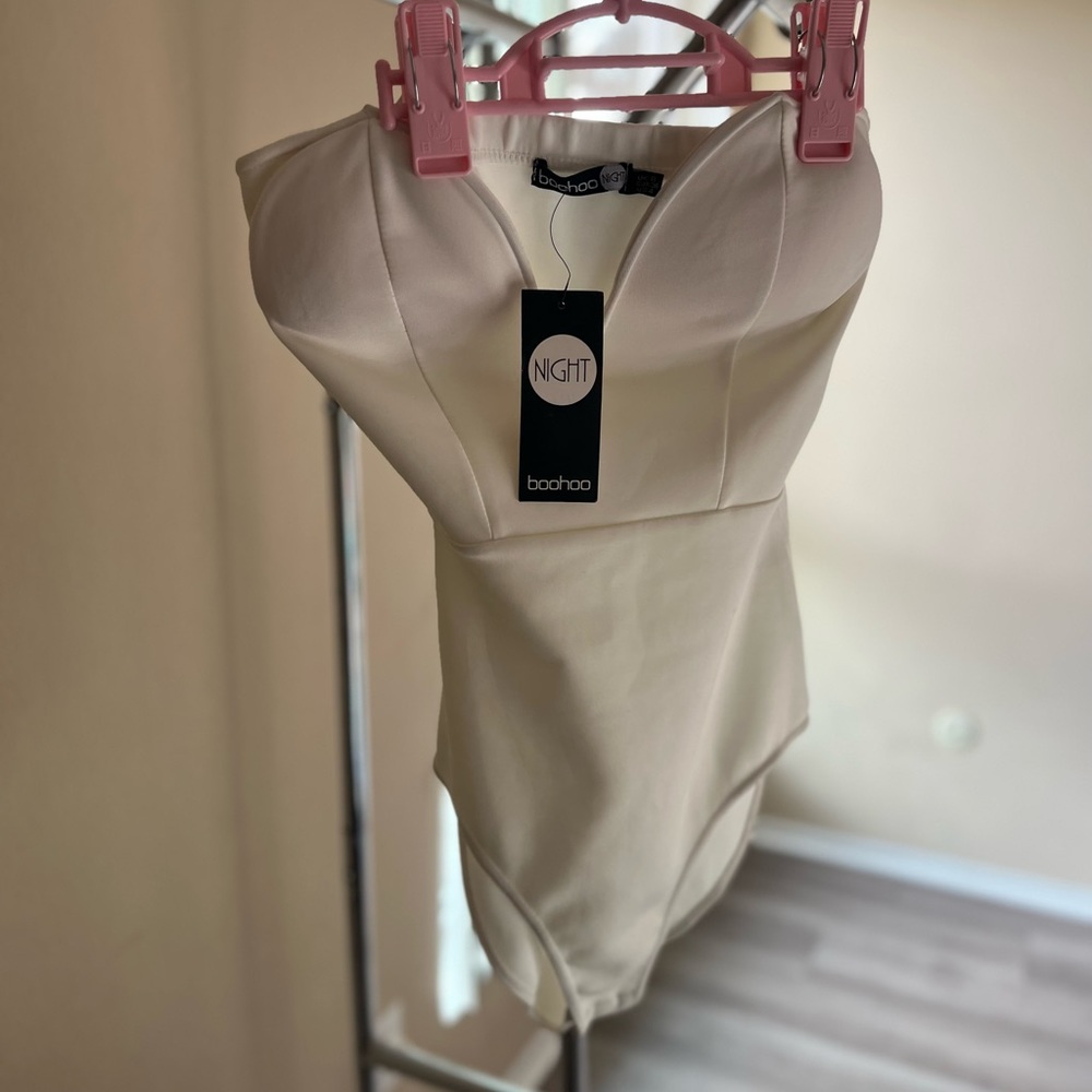 Strapless bodysuit from Boohoo